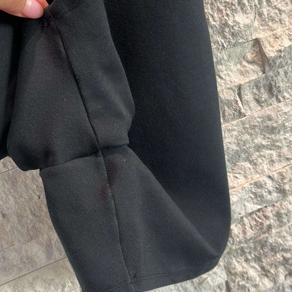 Abercrombie & Fitch YPB SculptLUX Black  Athletic Romper Shorts Onesie Sz-SP - Picture 7 of 8
